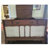 Vntg Admiral AM FM Record Stereo Console WORKING