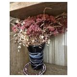 Blown glass vase