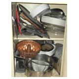 Cabinet Lot of Misc Vintage Cookware