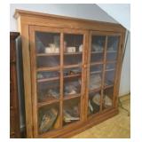 Large Oak wood cabinet UPSTAIRS