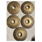 Brass Asian Bob Bobeches Candle Wax Catchers