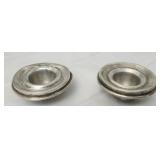 pair of vintage sterling silver candleholders 12g