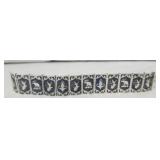 Vintage Siam Sterling Silver Nielloware bracelet
