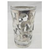 Vintage sterling silver overlay shot glass 34 g
