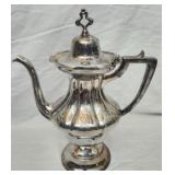 Victorian silver plated tea or coffee pot