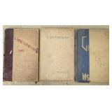 Lot of 3 libethrian yearbooks