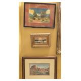 Lot of 3 Framed Prints Signed by Artist