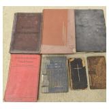 Lot of 7 vintage and antique books