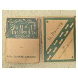 Lot of 2 vintage tiny books
