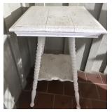 2 tier wooden side table