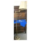 Gold color floor lamp