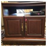 TV cabinet contents not included