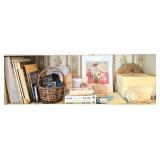 Shelf Lot of Misc Vintage Household Items