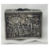 vintage possibility silver on copper trinket box