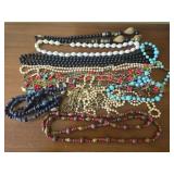 Estate lot of costume necklaces
