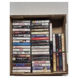 Box Lot of Misc Cassette Tapes