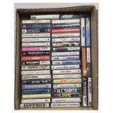 Box Lot of Misc Cassette Tapes