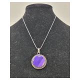 Multy Onyx pendant with German Silver chain
