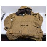 Barbour Longshoreman Jacket w Fur Insert Sz Medium