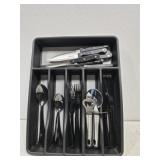 Stainless Steel Black Flatware Utensils & More