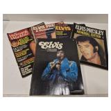 Vintage Elvis magazines and tribute book