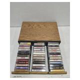 Vintage Case of Misc Cassette Tapes