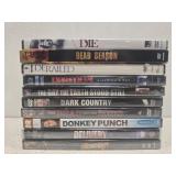 Lot of 10 new / used DVDs delivery - die ect