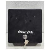 Small Metal Sentey Safe Lock Box w Key