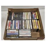 Box of Misc Cassette Tapes