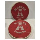 Pair of Alabama Crimson Tide cushions
