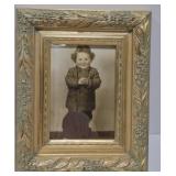 Vintage studio portrait of a child