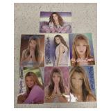 Lot of 7 1999 collectible Britney Spears cards