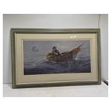 Framed art print by artist Wellington Ward, Jr.