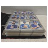 Binder full of collectible baseball cards