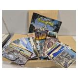 Box of Vintage post cards & more