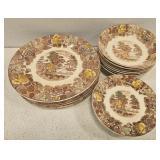Naseo mountain 18pc plate set