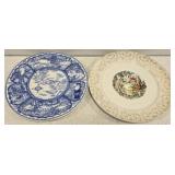 Lot of 2 collectible plates