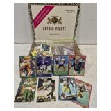 Box full of football baseball card & more
