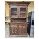 Antique European Flemish Cabinet Stunning