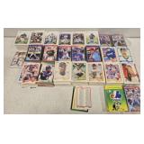 Collection of baseball and football cards