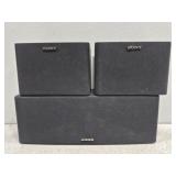 3 Sony speakers