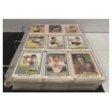 Binder full of collectible baseball cards