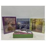 3 unopened puzzle & 1 opened puzzel