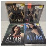 Seasons 2-5 Alias DVDs