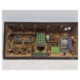 Vintage German folk art shadow box
