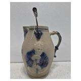 Antique Whites of Utica stoneware pitcher
