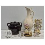 Estate lot of 7pcs of misc decor & more