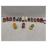 17 Vintage toy cars