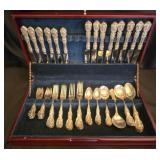 65pc Reed & Barton Sterling Frances 1st Flatware