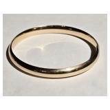 14k EternaGold Bangle Bracelet approx 9.3 grams